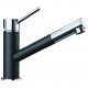 BLANCO KANO-S Silgranit-Look kihúzhatófejes mosogató csaptelep, króm/antracit 525038