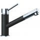 BLANCO KANO-S Silgranit-Look kihúzhatófejes mosogató csaptelep, króm/kávé 525043