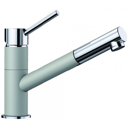 BLANCO Kano-S HD SILGRANIT Mosogató csaptelep, gyöngyzsürke/króm 525045