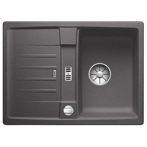 BLANCO LEXA 40 S InFino szilgránit mosogató dugókiemelővel, palaszürke 524881