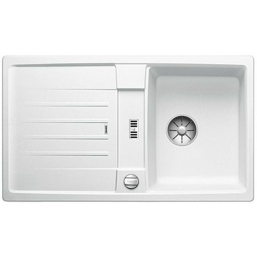 BLANCO LEXA 45 S InFino szilgránit mosogató dugókiemelővel, fehér 524904 BLANCO LEXA 45 S InFino szilgránit mosogató dugókiemelővel, fehér 524904