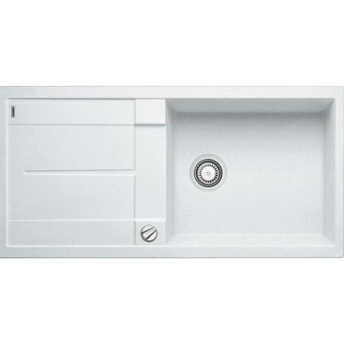 BLANCO METRA XL 6 S szilgránit mosogató dugókiemelővel, fehér 515280