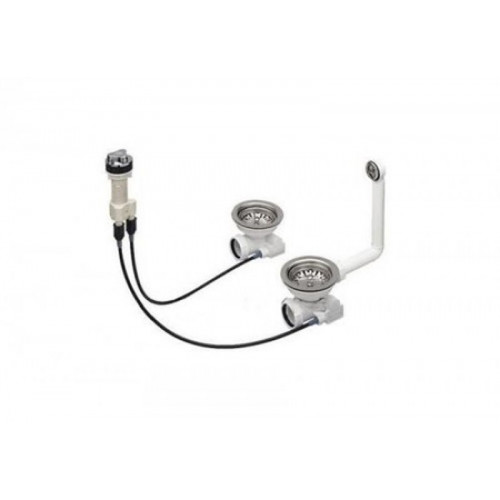 Blanco szifon Lexa mosogatókhoz, 2×3,5" 221496