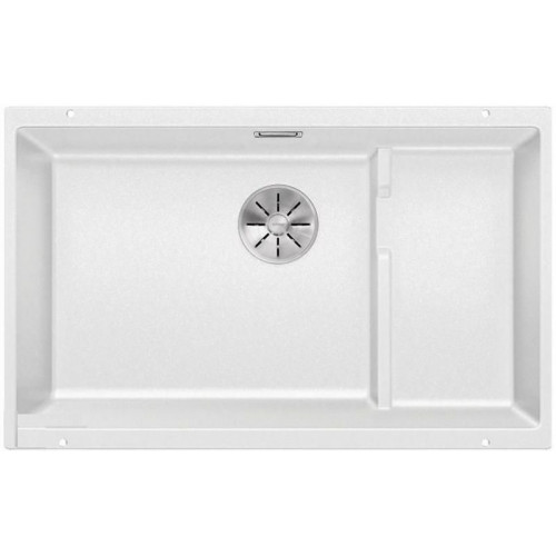 BLANCO SUBLINE 700-U Level InFino szilgránit mosogató rozsdamentes tállal, fehér 523456