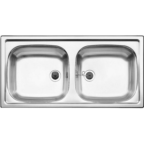 KIÁRUSÍTÁS BLANCO Top EZ 8 x 4 rozsdamentes mosogató 500372 SZIFON NÉLKÜL
