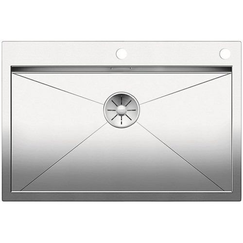 BLANCO ZEROX 700-IF/A InFino rozsdamentes mosogató dugókiemelővel, selyemfényű 521631