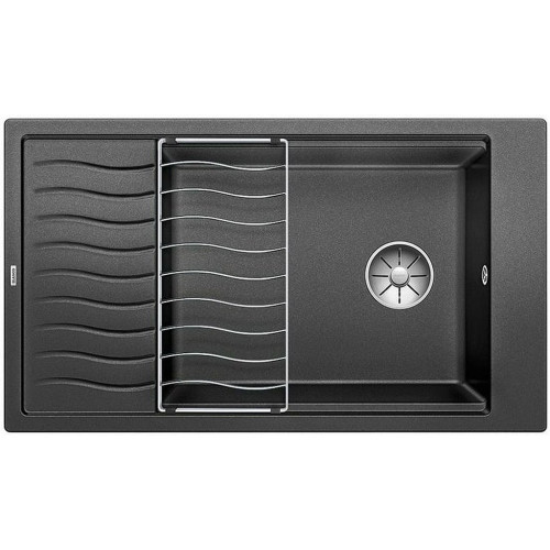 BLANCO ELON XL 8 S InFino szilgránit mosogató, fekete 525886