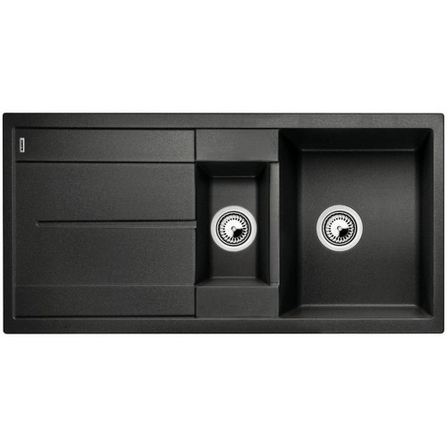 BLANCO METRA 6 S szilgránit mosogató, fekete 525927