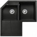 BLANCO METRA 9 E szilgránit mosogató, fekete 525938