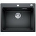 BLANCO PLEON 6 InFino szilgránit mosogató dugókiemelővel, fekete 525954