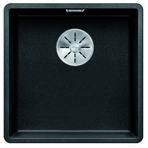BLANCO SUBLINE 400-F InFino szilgránit mosogató, fekete 525988