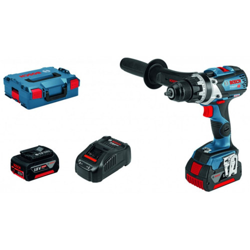 BOSCH GSR 18V-85 C Professional Akkus fúrócsavarozó, 2x Aku 5,0Ah, L-Boxx 06019G0100