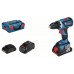 BOSCH GSR 18V-60 C Akkus fúró-csavarozó 2x 18V 4.0Ah, L-Boxx 06019G1108