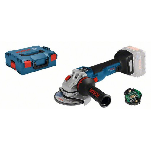 BOSCH GWS 18V-10 SC Akkus sarokcsiszoló, 150mm, akku nélkül, L-Boxx 06019G350B