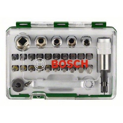 BOSCH 27 részes mini racsnis barkács csavarozókészlet Extra Hard 2607017562