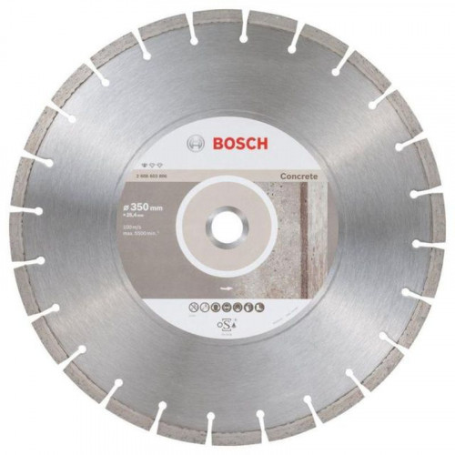 BOSCH Gyémánt darabolótárcsa, Standard for Concrete kivitel 350 x 25, 40 x 2, 8 x 10 mm