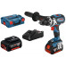 BOSCH GSR 18V-110 C Fúrócsavarozó 2x 5Ah 06019G010C