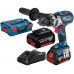 BOSCH GSB 18V-110 C Ütvefúró- és csavarozó 2x 5Ah, 06019G030D