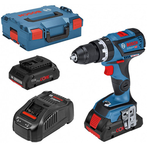 BOSCH GSB 18V-60 C Ütvefúró- és csavarozó 2x 4Ah, Li-Ion akkuval, 06019G2107 BOSCH GSB 18V-60 C Ütvefúró- és csavarozó 2x 4Ah, Li-Ion akkuval, 06019G2107