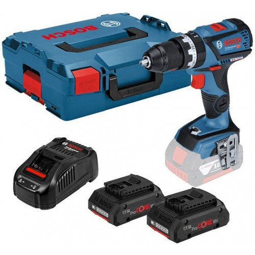 BOSCH GSR 18V-50 PROFESSIONAL Akkus fúró-csavarozó (18V/2x5,0Ah) L-BOXX 06019H5001