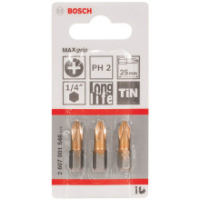 BOSCH Max Grip csavarozófej PH 2, 25 mm 3Db. 2607001546