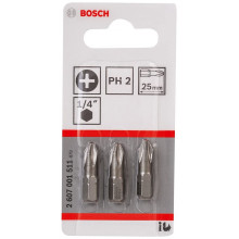 BOSCH Csavarozófej, extra kemény PH 2, 25 mm 2607001511