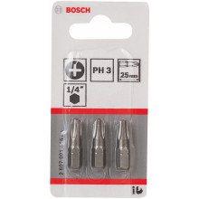 BOSCH Csavarozófej, extra kemény PH 3, 25 mm 2607001515