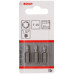 BOSCH Extra kemény Bit T15, 25 mm, 3Db. 2607001607