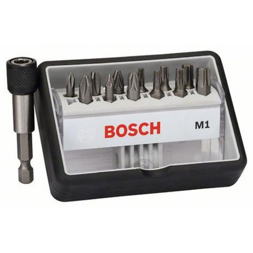 BOSCH 12+1 Csavarozó bit készlet Robust Line, M Extra-Hard 2607002563