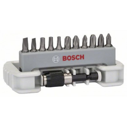 BOSCH 11 részes csavarozóbit-készlet bittartóval 2608522130