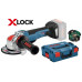 KIÁRUSÍTÁS BOSCH GWX 18V-10 PSC Akkus sarokcsiszoló X-LOCK, akku nélkül 06017B080 SÉRÜLT