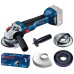 BOSCH GWS 18V-10 PROFESSIONAL Sarokcsiszoló akku és töltő nélkül 06019J4002