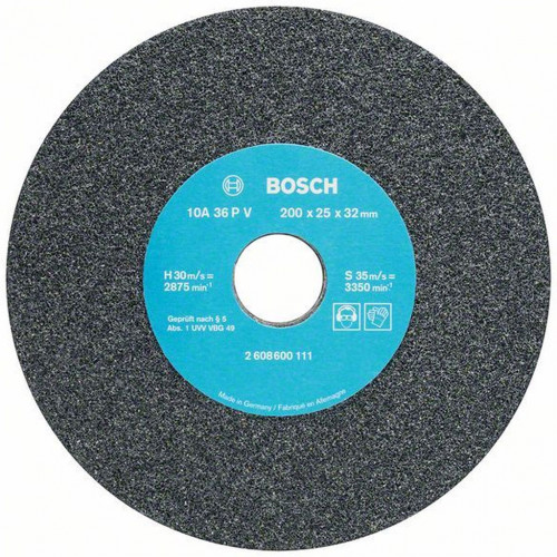 BOSCH Köszörűkorong kettős köszörűgéphez 200mm, 32mm, 36 2608600111 BOSCH Köszörűkorong kettős köszörűgéphez 200mm, 32mm, 36 2608600111
