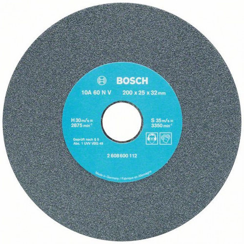 BOSCH Köszörűkorong kettős köszörűgéphez 200mm, 32mm, 60 2608600112