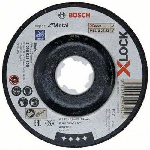 BOSCH X-LOCK Expert for Metal Csiszolókorong,115×6×22,23mm 2608619258