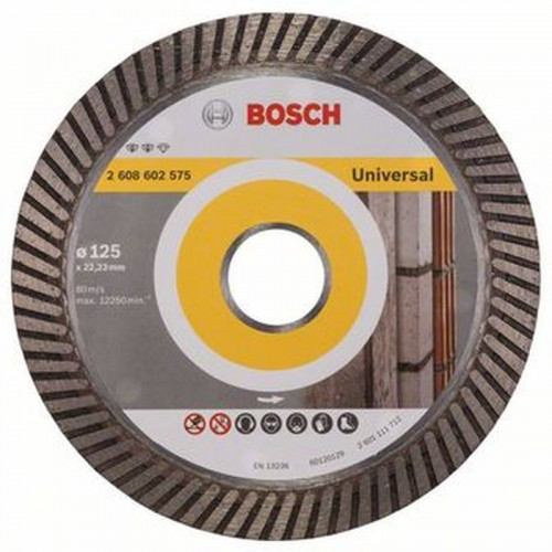 BOSCH Expert for Universal Turbo 125x22.2x2.2x12mm gyémánt vágótárcsa 2608602575