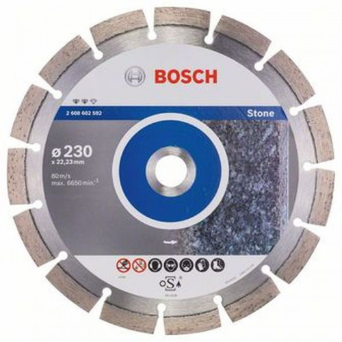 BOSCH Expert for Stone 230x22.2x2.4x12mm gyémánt vágótárcsa 2608602592
