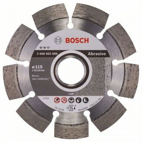 BOSCH Expert for Abrasive gyémánt darabolótárcsa 115 x 22, 23 x 2, 2 x 12 mm 2608602606