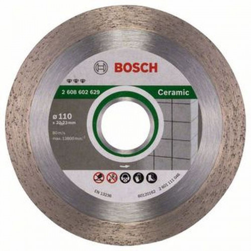 BOSCH Best for Ceramic 110x22.2x1.8x10mm gyémánt vágótárcsa 2608602629