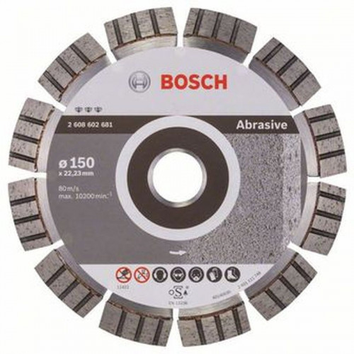 BOSCH Best for Abrasive gyémánt darabolótárcsa 150-22, 23 mm 2608602681