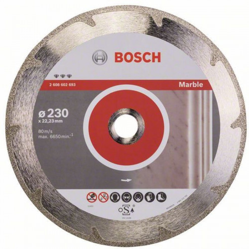 BOSCH Best for Marble gyémánt darabolótárcsák 230 x 22, 23 x 2, 2 x 3 mm 2608602693 BOSCH Best for Marble gyémánt darabolótárcsák 230 x 22, 23 x 2, 2 x 3 mm 2608602693