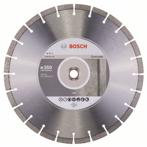 BOSCH Expert for Concrete gyémánt darabolótárcsa 350 x 20 mm 2608602561