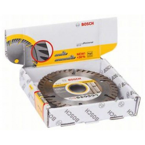 BOSCH Standard for Universa gyémánt vágókorong, 115x22,23x2,0mm, 10db. 2608615058