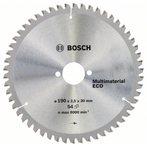 BOSCH ECO körfűrészlap aluminiumhoz 190 x 30 x2,2 mm, 54fog, 2608644389