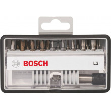 BOSCH 18+1 részes Csavarozó bit készlet Robust Line, L extrakemény 2607002569