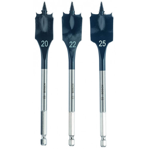 BOSCH 3 részes Self Cut Speed lapos marófúró készlet, 20-25 mm 2608587011