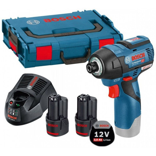 BOSCH GDR 12V-110 L-Boxx tárolóban, 2 x 3, 0 Ah akkuval 06019E0005