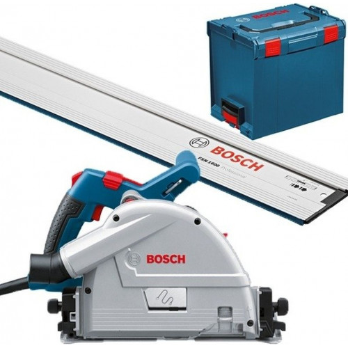 BOSCH GKT 55GCE merülőfűrész + FSN 1600 vezetősín 0601675002