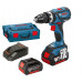 Bosch GSB18V-EC Akkus fúró csavarozó + 1x18V/ 2x 5,0 Ah L-Boxx 06019E9104