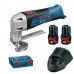 BOSCH GSC 12V-13 PROFESSIONAL Akkus lemezvágó olló (12V/2x2,0Ah) L-BOXX 0601926108